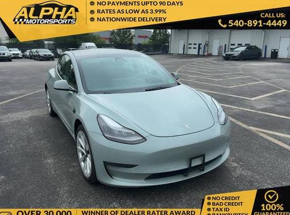 TESLA MODEL 3 2022 5YJ3E1EB7NF201997 image